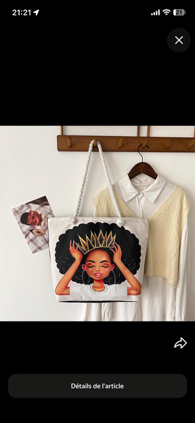 Sac fourre-tout femme imprimé