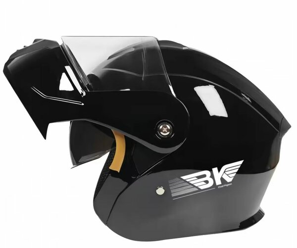 Casque modulable moto noir
