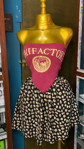 Jupe évasée imprimée