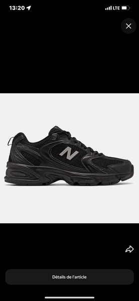 Chaussures de sport noires