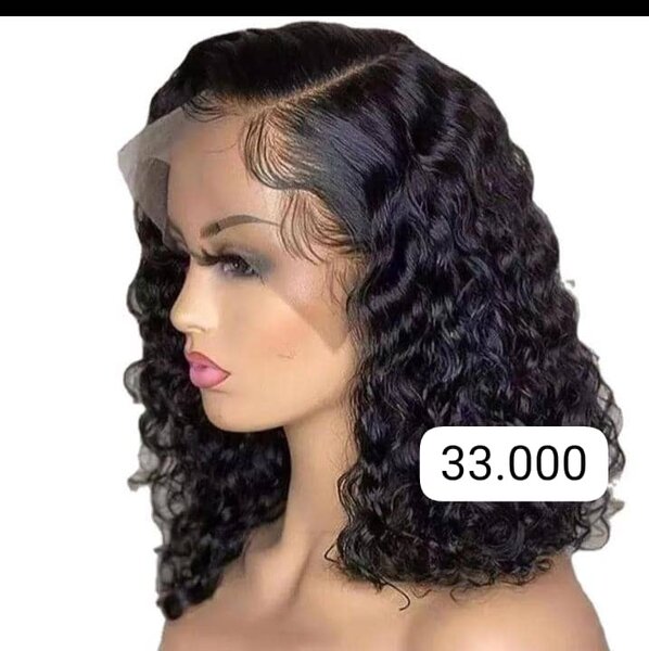 Perruque ondulée lace frontale