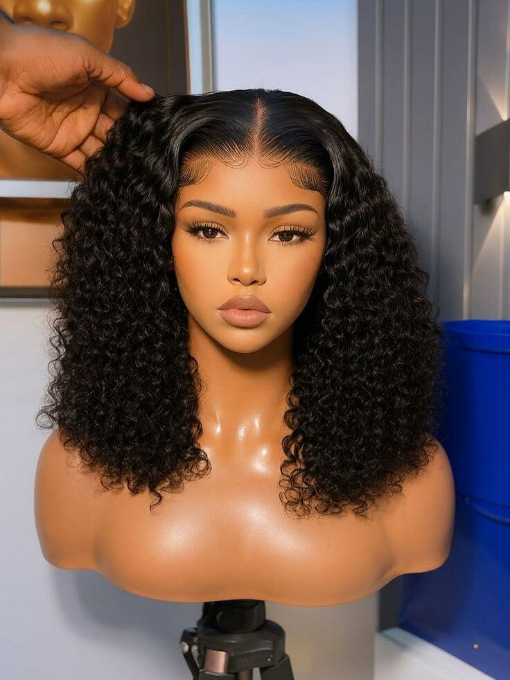 Perruque synthétique curly - Ombre