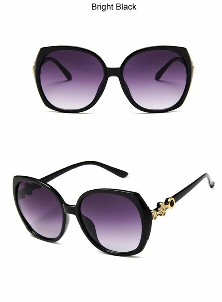 Lunettes de soleil noir classiques