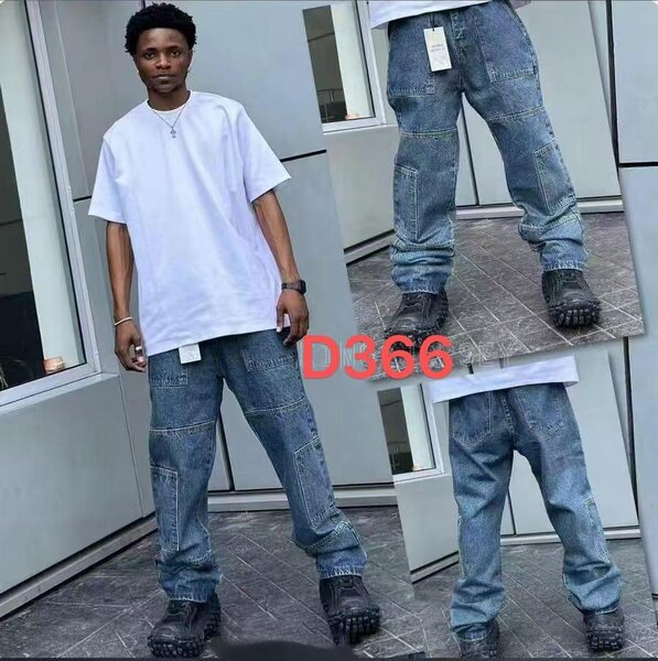 Jean cargo décontracté homme