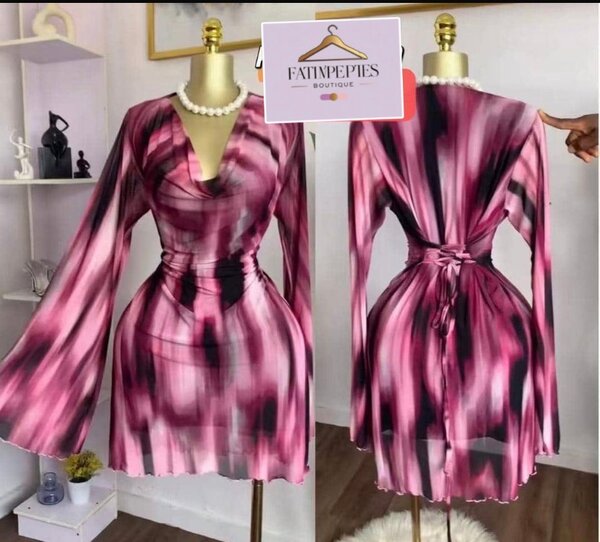 Robe élégante imprimée