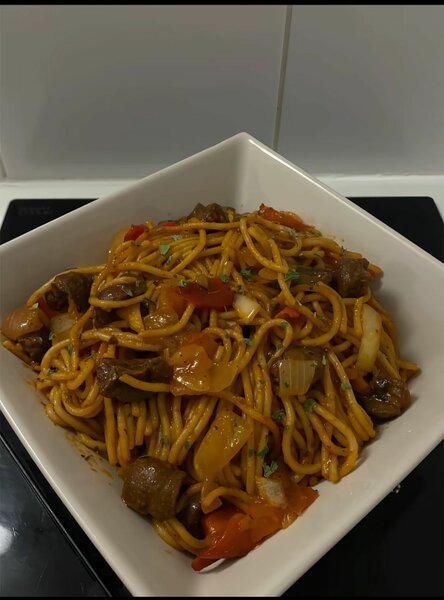 Spaghettis au rognon