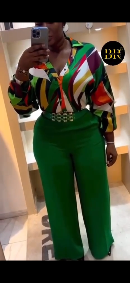 Ensemble coloré élégant