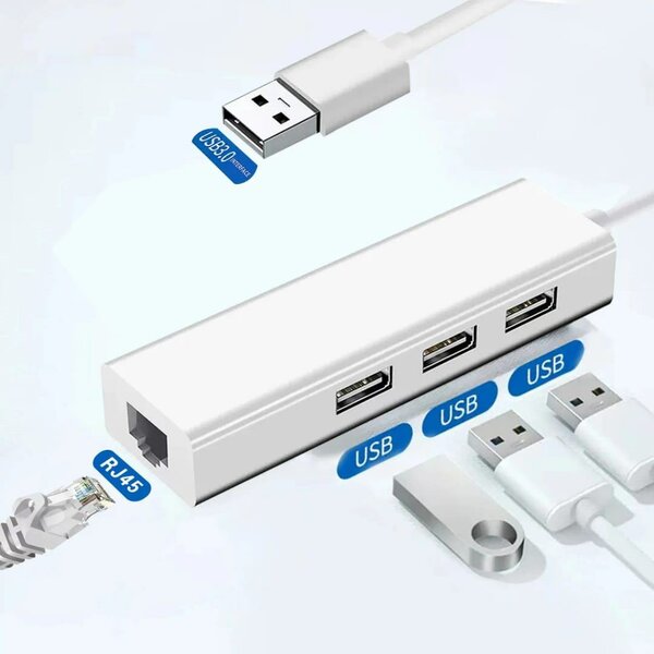Hub USB 3.0 avec Ethernet