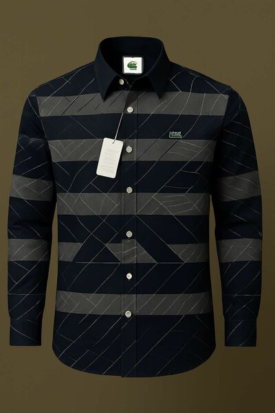 Chemise élégante à motifs