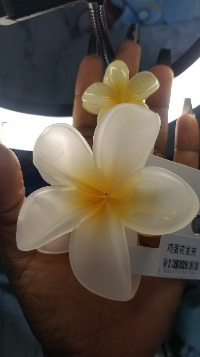 Pince à cheveux fleur hibiscus