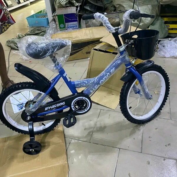 Vélo enfant bleu 16 pouces Hulong