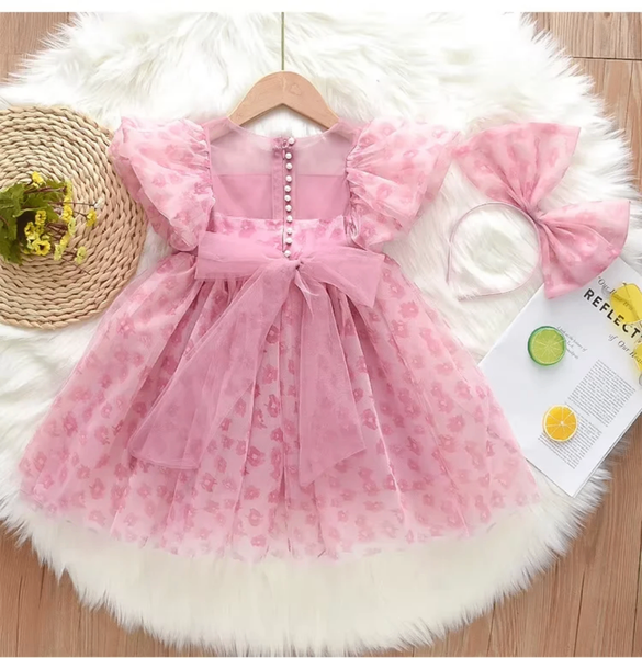 Robe Princesse Enfant Rose