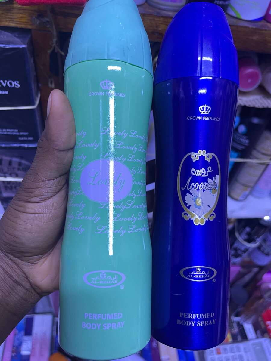 Crown Perfumes Body Spray Set