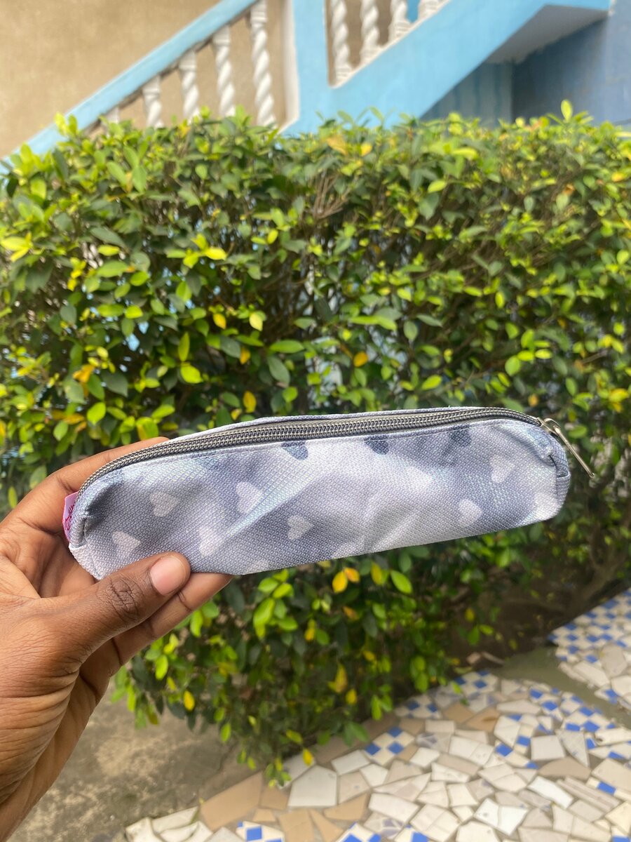 Trousse transparente à motifs