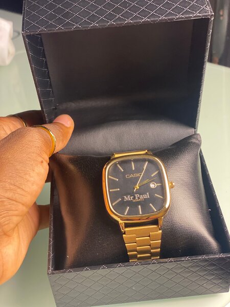 Montre Casio Dorée Homme