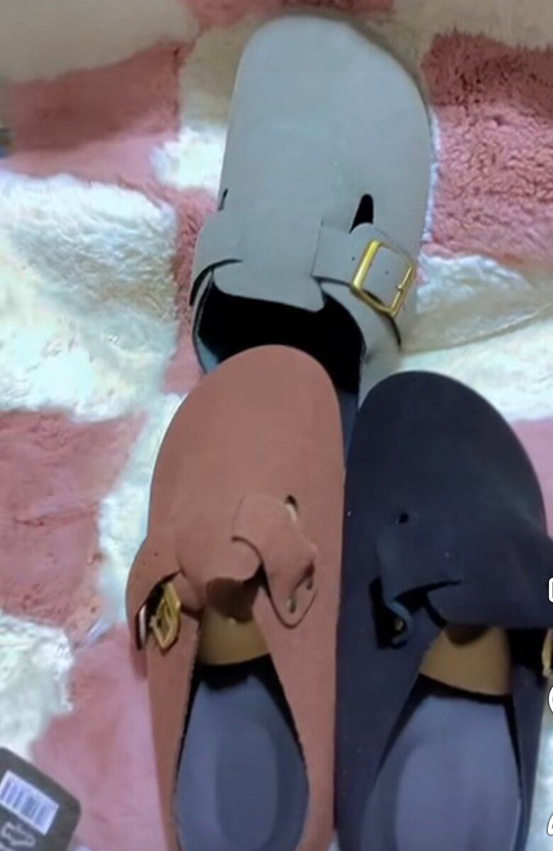 Sabots en daim élégants