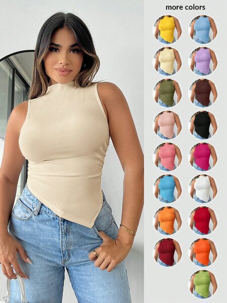 Débardeur Femme Asymétrique