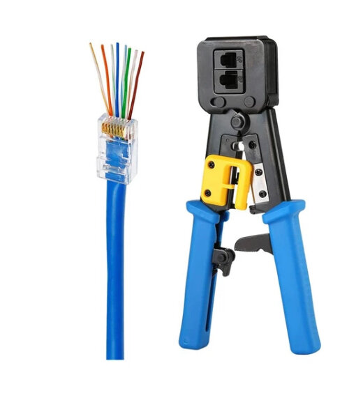 Pince à sertir pour câbles réseau