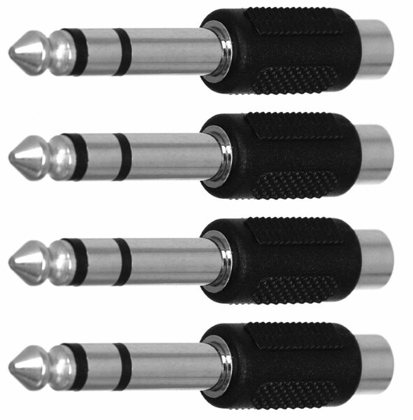 Adaptateur Audio Jack 6.35 mm