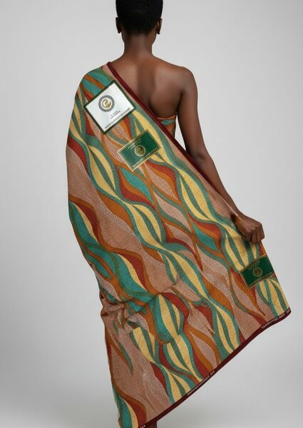 Tissu Wax Africain Coloré