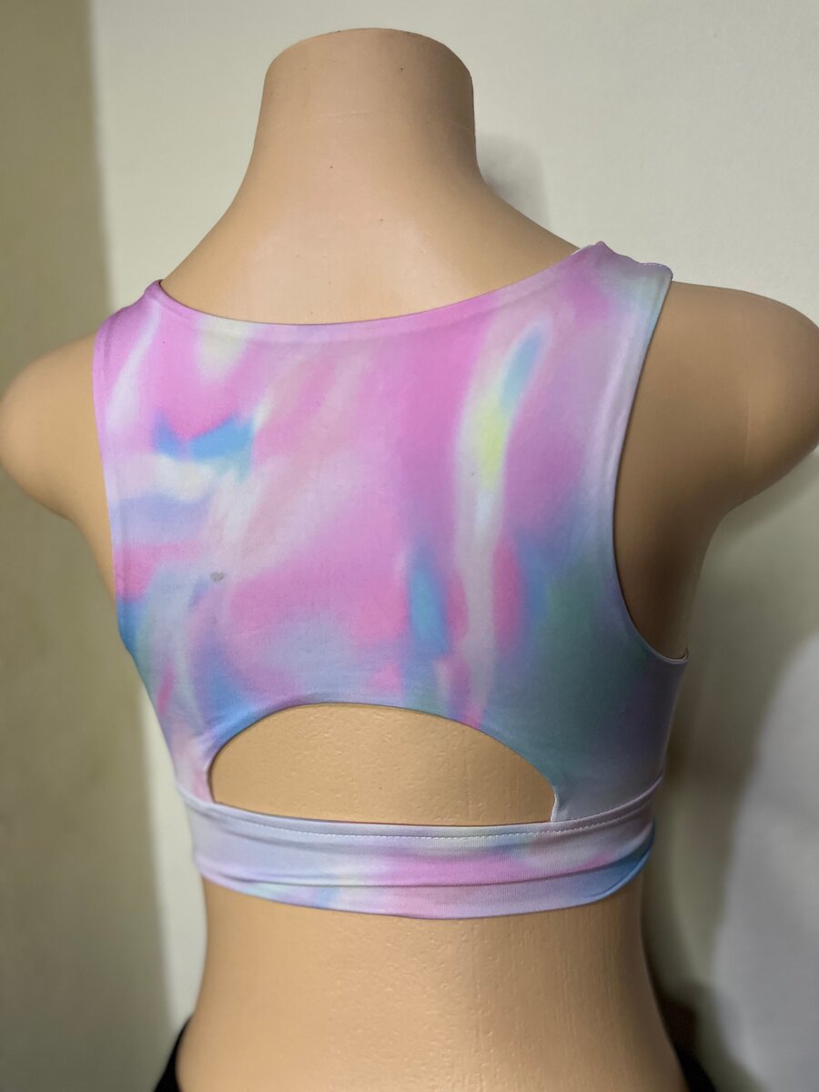 Brassière sport pastel