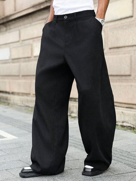 Pantalon large homme élégant