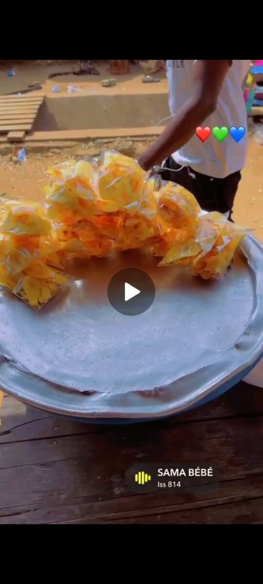 Chips croquantes en sachets