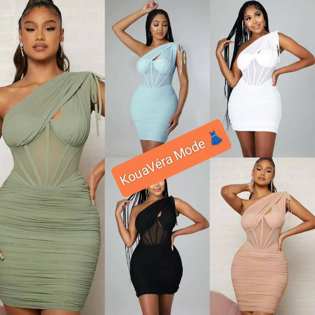 Robe Moulante Asymétrique