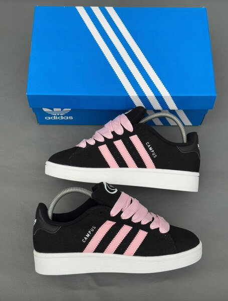 Adidas Campus noir et rose