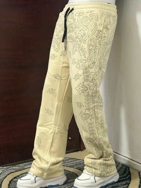 Pantalons à motif cachemire