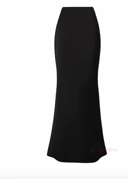 Jupe longue noire femme