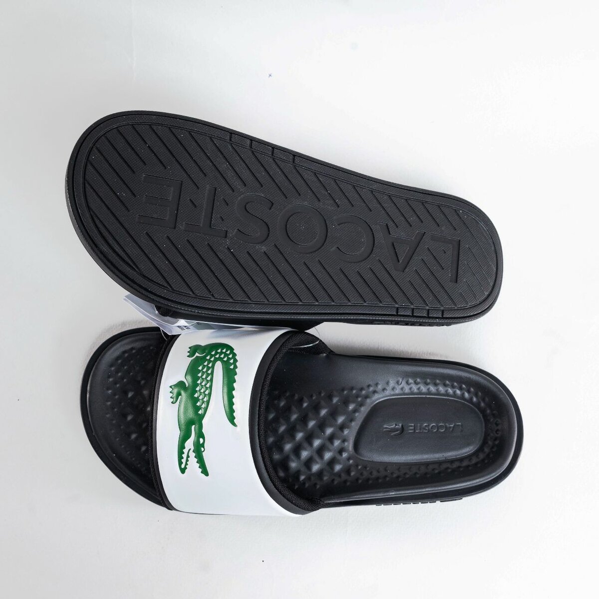 Lacoste Slides Homme Noir