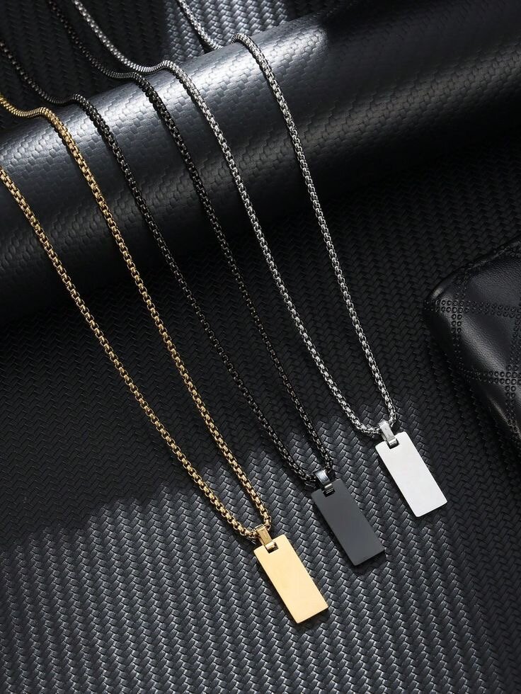 Chaînes tendance en acier inoxydable