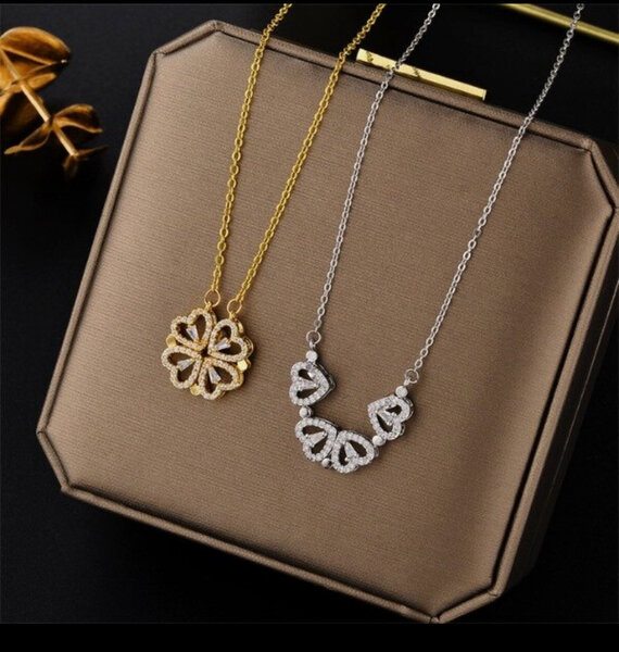 Colliers élégants en or et argent