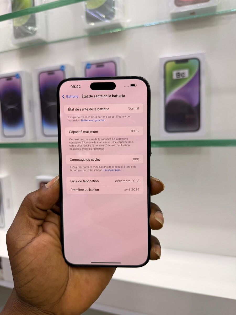 Apple iPhone 15 Pro Max 256Go Noir