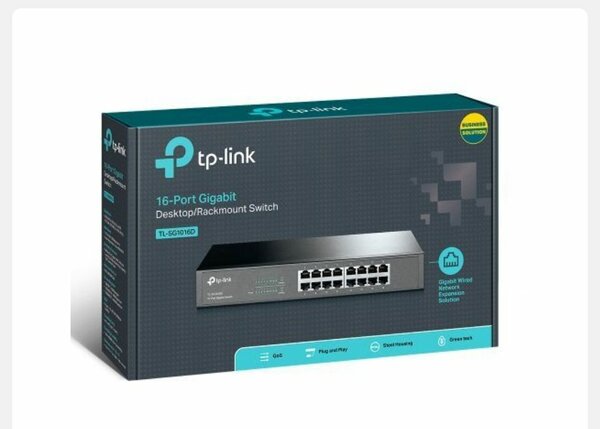 Switch Gigabit 16 Ports TP-Link