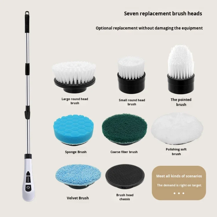 Brosse de nettoyage rotative