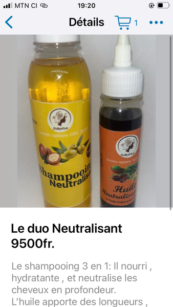 Duo Shampooing et Huile