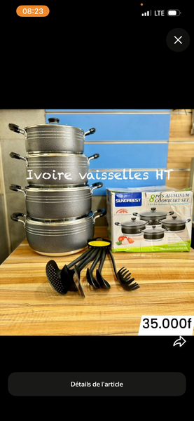 Batterie de cuisine Suncrest 7 pièces