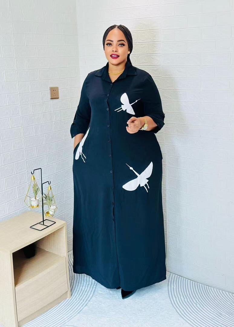 Robe maxi élégante grande taille