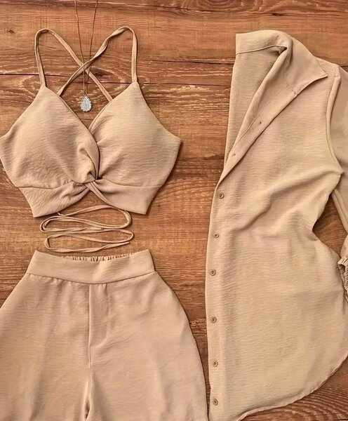 Ensemble 3 pièces d'été femme