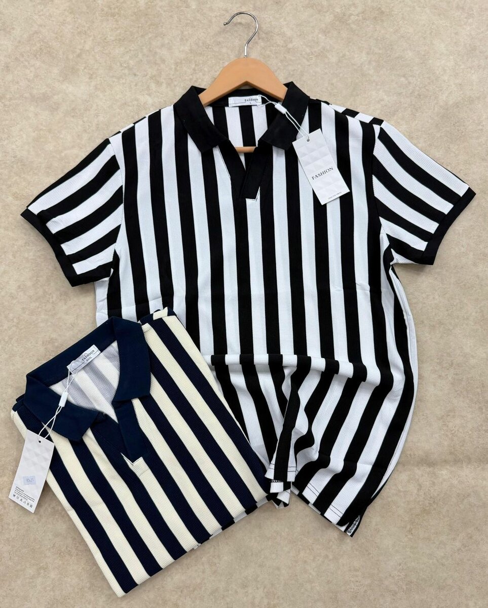 Polo rayé élégant pour homme