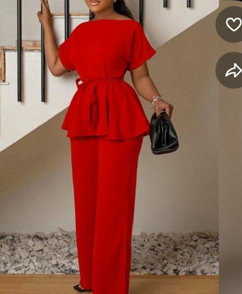 Ensemble femme chic rouge