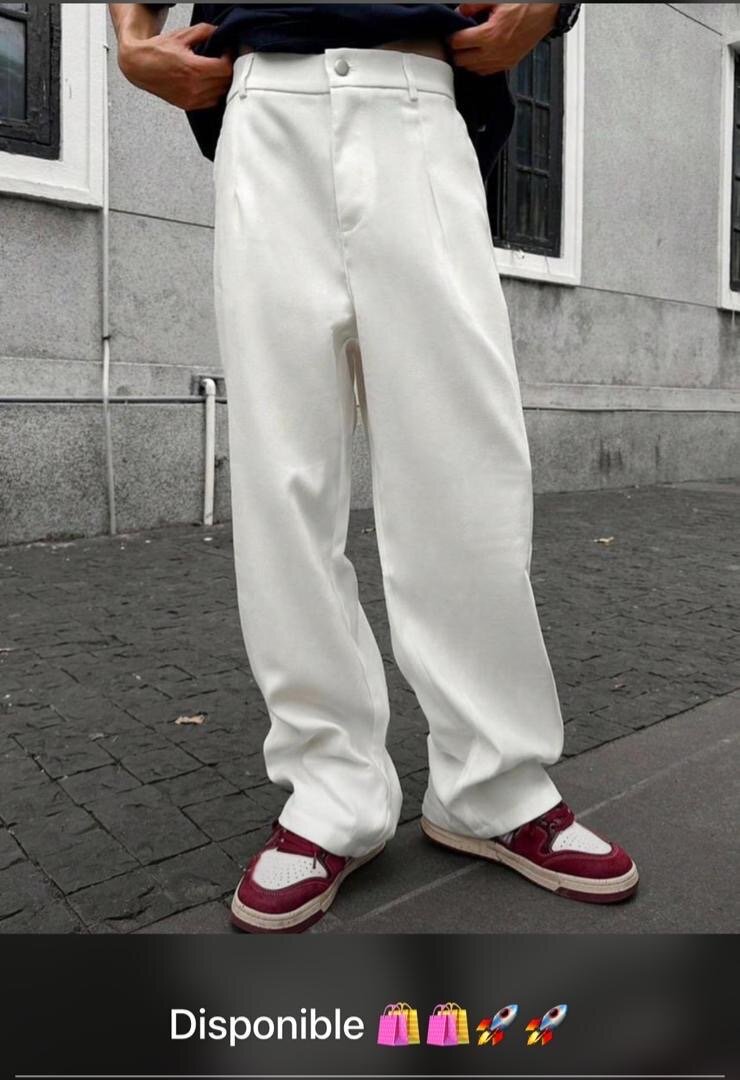 Pantalon skai : simili cuir