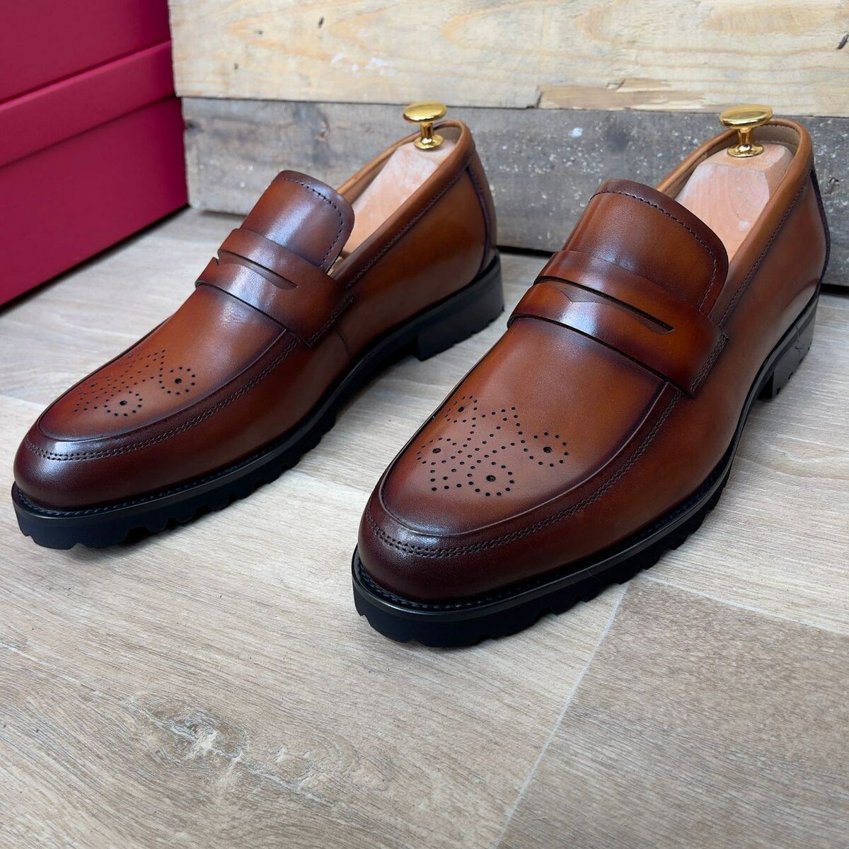 Mocassins en cuir élégants pour hommes