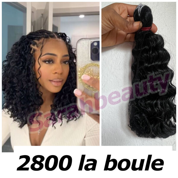 Extension cheveux bouclés noir