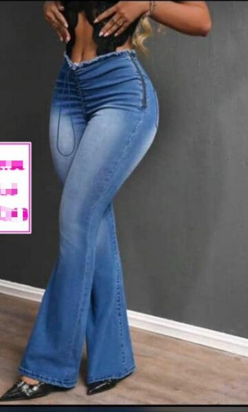 Jean Évasé Taille Haute Femme