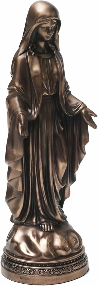 Statuette Vierge Marie en Bronze