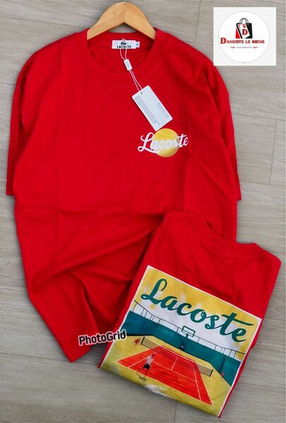T-shirt Lacoste rouge