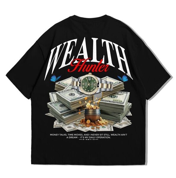 T-shirt tendance 'Wealth Hunter'